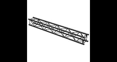 BeamZ Truss P30-L250B zwart vierkant - lengte 250cm