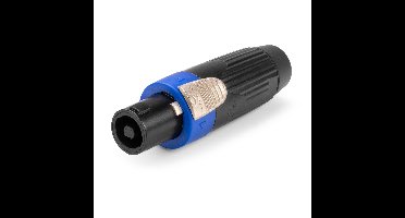Neutrik - 4-polige Speakon Vrouwelijke Kabelconnector - zwart metaal -