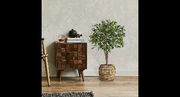Ficus Folia kunstplant op stam 75cm