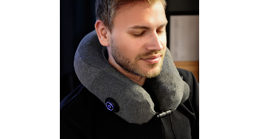 Opblaasbaar Nekmassagekussen - Compact, Lichtgewicht & Comfortabel