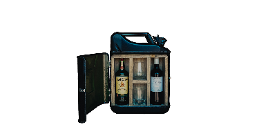Jerrycan His & Hers Bar - Zwart - Uniek geschenkidee - Praktisch en Stijlvol - Ideaal als cadeau