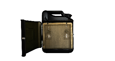 Jerrycan Wijnbar - Zwart - Origineel en Stijlvol Wijncadeau - Handige Opslag voor Wijnliefhebbers