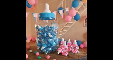 Mega baby fles blauw - Babyshower