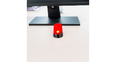 Bureau Alarm met Bewegingssensor - Zwaailamp