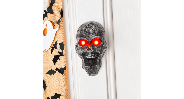 Skelet Deurbel met Geluid - 14x28 cm - Halloween Decoratie