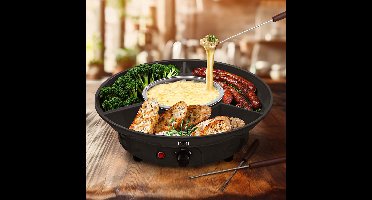 Elektrische Fondueset - 260 ml - Inclusief 2 Vorken