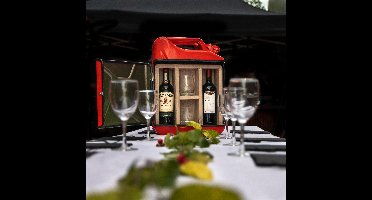 Jerrycan His & Hers Bar - Rood - Uniek geschenkidee - Praktisch en Stijlvol - Ideaal als cadeau'