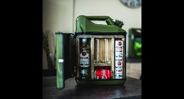Jerrycan bar groen - Draagbare Drankkast