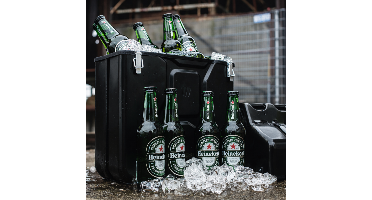 Jerrycan Giftbox 20L - Zwart - Unieke Opbergdoos - Stoere Stalen Jerrycan - Multifunctioneel Cadeau - Originele Opberger