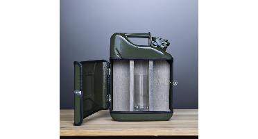 Jerrycan Bacardi Giftset - Groen - 10L - Perfect voor Feestjes - Origineel en Praktisch - Giftset