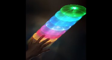 Led Frisbee - 7 Kleurige Ledverlichting - 25cm Diameter