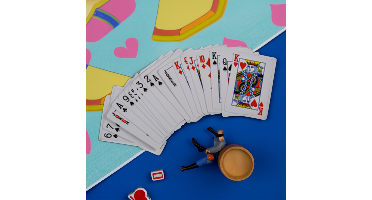 Mini Speelkaarten - Compact 6x4 cm - 54 Kaarten - Met Doosje