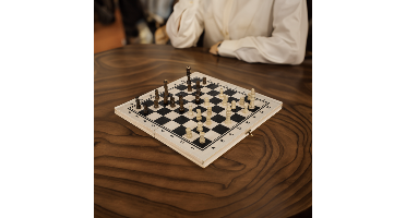 Houten schaakbord