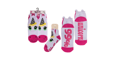 Grappige Unicorn Sokken Antislip - One-Size (36-45) Cadeau