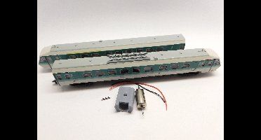 micromotor NM072 ombouwset Minitrix BR 610, Pendolino