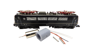 micromotor NH008G Glockenankermotor Umbausatz voor Hobbytrain BR 181, BR 184, E 310, E 410