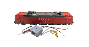 micromotor NF062C motor ombouwset voor Fleischmann BR 146.2, BR 146.5, BR 185.2, SJ Re