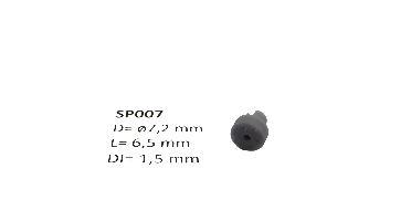 micromotor SP007 ø 7.2 x 6.5 - ø 1.5 mm cardankoppelingshouder
