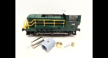 micromotor HLM002C motor ombouwset voor Lima, Jouef FS 261 0004, SNCF C 61000, SNCF 030 DA 46, TSO AT2-PE018