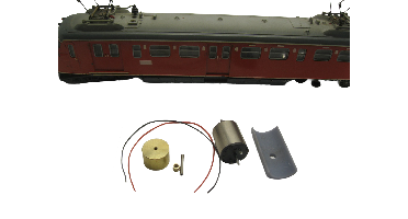micromotor HTR001F HO motor ombouwset voor Trix 1530-1532 Adler 2202 BR 24 u.a.