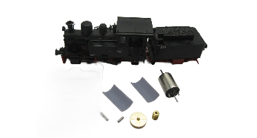 micromotor HSR003C HOe motor ombouwset voor Roco BR 99, HF110C, u.a.
