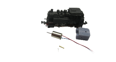 micromotor NR003 motor ombouwset voor Roco BR 80, BR 237 001, Renfe 030 T