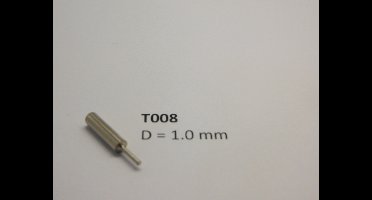 micromotor T008 Vervangingsstift voor T005 1.0 mm