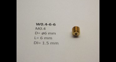 micromotor W0.4-6-6 wormwiel