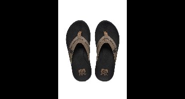 Reef Slippers Cushion Phantom 2.0 Fossil / Raven CJ5513 Bruin / Zwart maat