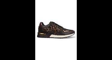 Mexx Sneakers Fleur Ellen MI001000953W-1101 Zwart / Bruin-39 maat 39