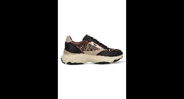 Mexx Sneakers Radja Pax MI001001453W-1101 Zwart / Bruin-39 maat 39