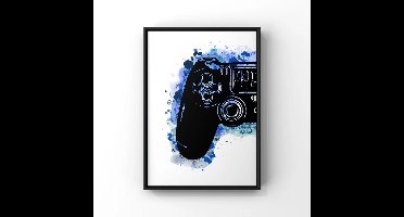 Poster - Gaming/donkerblauw #03