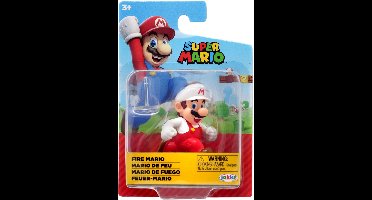 Super Mario Mini Action Figure - Fire Mario (Running)