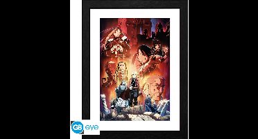 Fullmetal Alchemist Framed Print - Allies and Enemies