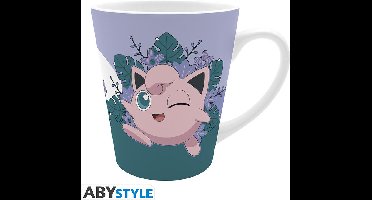 Pokemon Mug - Jigglypuff Purple Flowers