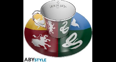 Harry Potter - Houses Mirror Mug & Plate Set