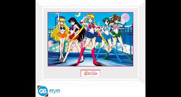 Sailor Moon Framed Print - Group (30x40cm)