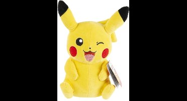 Pokemon Pluche - Winking Sitting Pikachu