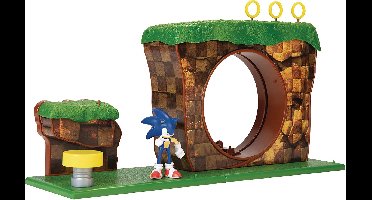 Sonic Action Figure - Green Hill Zone Playset
