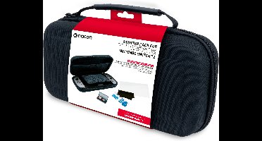 Nacon Switch 2 Starter Pack - Pouch (Black) + Screen Protector + Game Cases
