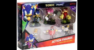 Sonic Prime Action Figures: 6 Pack Deluxe Box - Pack 2