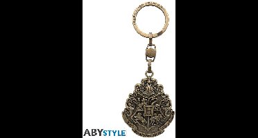 Harry Potter - Hogwarts Crest Metal 3D Keychain