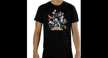 My Hero Academia - Heroes T-Shirt Black