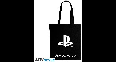 Playstation - Black Katakana Tote Bag