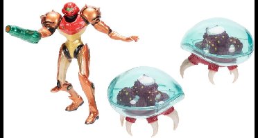 World of Nintendo Metroid Mini Figure 3-Pack - Samus Bounty Hunter