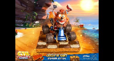 Crash Team Racing Nitro-Fueled Resin Statue - Crash in Kart (First 4 Figures)