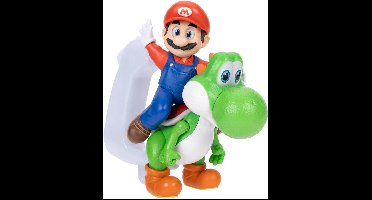 The Super Mario Galaxy Movie Action Figures - Mario Riding Yoshi