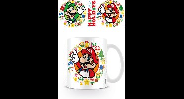 Super Mario Mug - Happy Holidays