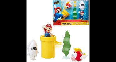 Super Mario Action Figure Set - Underwater Diorama