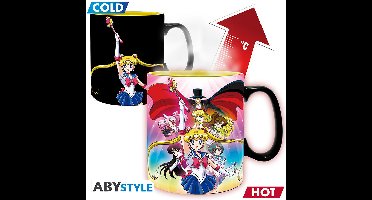 Sailor Moon Heat Change Mug - Group